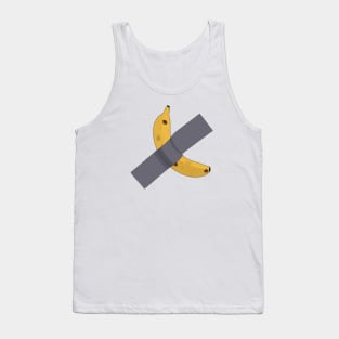 Banana Taped On The Wall Tank Top